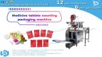 Medicine capsules tablets counting mixing packaging machine