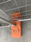 22.00kg Temporary Barrier Fencing / Construction Site Fencing Q235 Steel