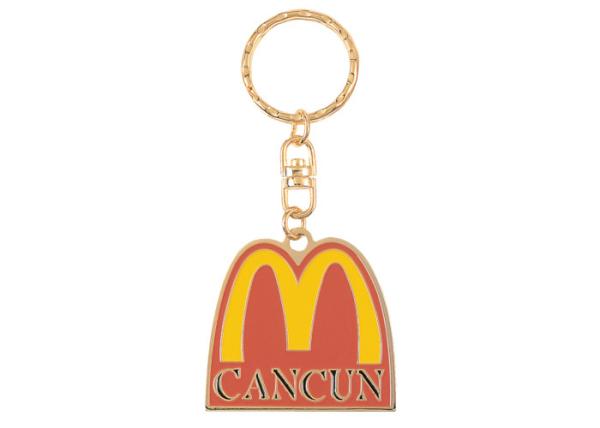Buy cheap Gold Plaed Copper Stamping MacDonald Promotional Keychain for Company Celebration, School, Club from wholesalers