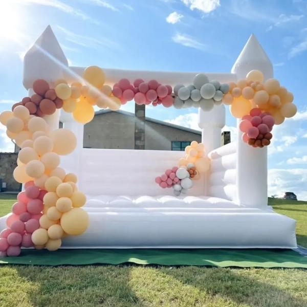 Bounce House Kids Inflatable Bounce House Jumping Castle For Kids Pastel Bounce