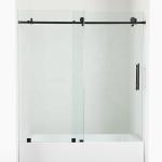 3mm-12mm Thickness Hotel Sliding Frameless Tempered Glass Shower Doors with