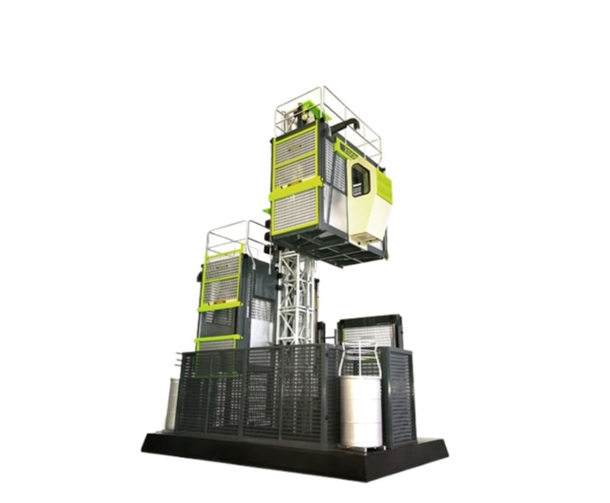 ZOOMLION Aurora Green 1/20 Scale Construction Hoist Diecast Alloy Model Collectible