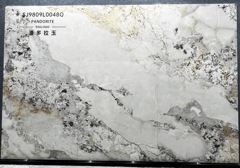 Grade AAA Outside Floor Antibacterial Porcelain Glazed Polished Tile For Hotel Dining Room