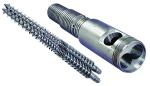 ISO Conical Twin Screw Extruder Low Energy Consumption High Capacity