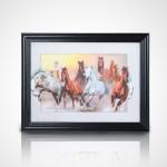 3D lenticular painting poster PET 30*40cm 5D lenticular poster tigers 3D
