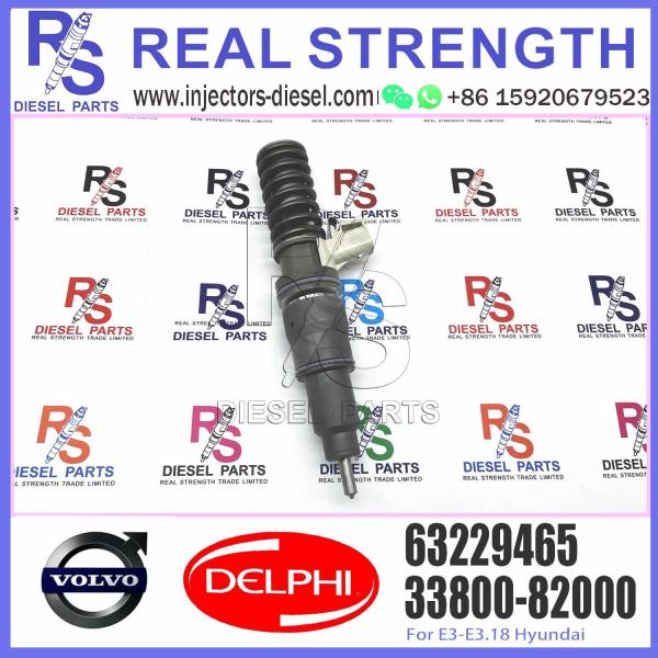 Buy cheap 63229465 33800-82000 BEBE4D19001 Diesel Fuel Injector For HYUNDAI 12LHIGH POWER from wholesalers