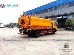 Dongfeng Furuicar Vacuum Suction Truck With 4000L Water Tank 7000L Septic Tank