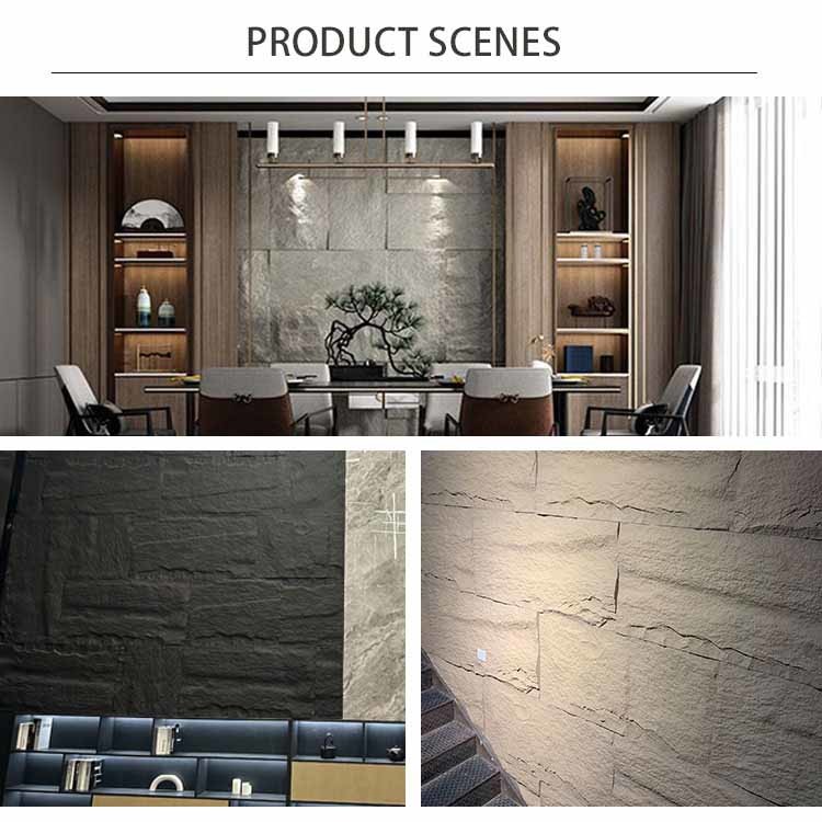 120 * 60cm Lightweight Polyurethane Stone Wall Panel PU Faux 5cm