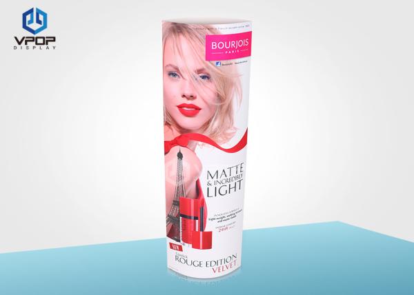Buy cheap Lipstick Advertising Cardboard Display LAMA Screen Printing For Cosmetic Store from wholesalers