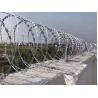Buy cheap Concertina Razor Wire Cross Type Barbed Tape Perimeter Barriers from wholesalers