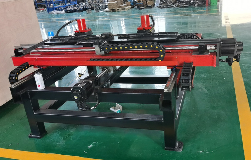 Q35Y Hydraulic Ironworker Machine , 7.5kw Multi Function Punching Shearing Machine