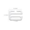 Buy cheap Lingerie Accessories Metal Bra Strap Adjuster Slider 9.2mm 11.4mm from wholesalers