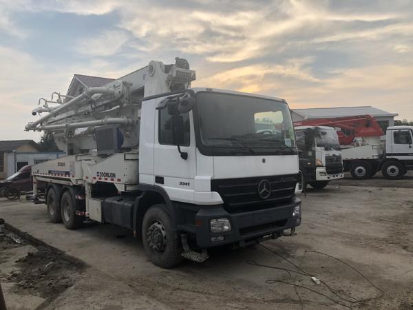 Buy cheap Actros 4141 40m Zoomlion Used Concrete Pump Truck from wholesalers