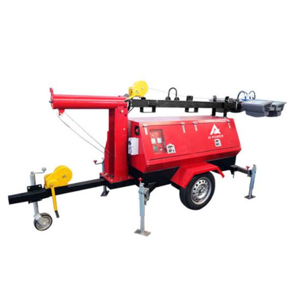 Buy cheap Kubota 300wX4 Portable Light Tower 7m Genset Lighting Tower from wholesalers