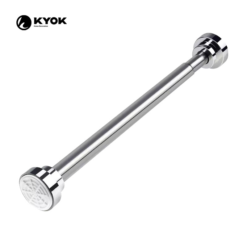 Multicolor Shower Curtain Rod 28mm Diameter Plating Treatment