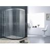 Buy cheap Offset Quadrant Aluminum Alloy Glasss Shower Door with Stainless Rollers from wholesalers
