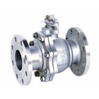 Buy cheap 2-pc stainless steel ball flange valve ASME B16.34 full port wcb cf8m casting product