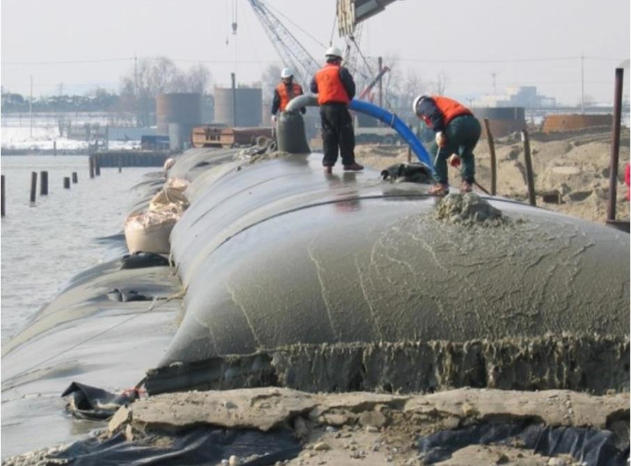 Dewatering Container Geotube Bags For Wastewater Sludge Dewatering