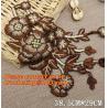 Buy cheap Embroidery Lace Collar Applique Neckline Lace Crochet Flower Motif Patchwork Sewing Access from wholesalers