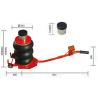 Buy cheap Low Profile 1070mm 3 Ton Air Bag Jack ASNI Certification from wholesalers