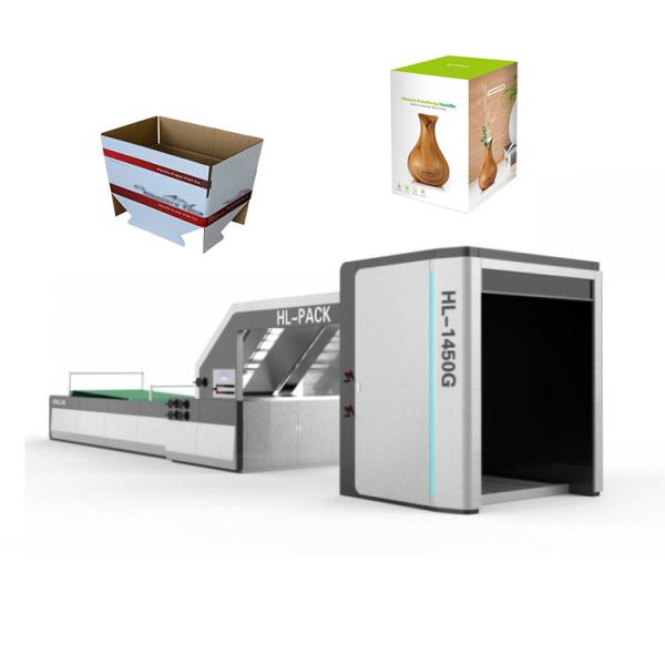 Buy cheap 12KwCorrugated Cardboard Laminating Machine 1300mm Max Feeding Size from wholesalers