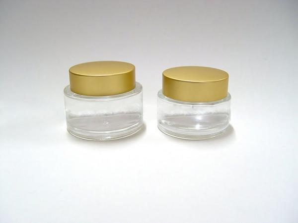 Buy cheap Empty Glass Cream Storage Jars 50G 30G With WT Cap from wholesalers