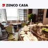 Buy cheap Hotel Restaurant Furniture Includes A Round Dining Table With Turntable And Matching Dining Chairs from wholesalers