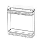 2 tiers Easy Install Wall-Mounted Shower Caddy stainless steel Organizer Rack