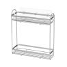 Buy cheap 2 tiers Easy Install Wall-Mounted Shower Caddy stainless steel Organizer Rack for Bathroom from wholesalers
