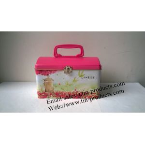 Buy cheap Top Sell Gift tin  Box /Metal Gift Box with handle /Promotional Box with lock & Handle from wholesalers