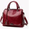 Buy cheap Retro Rivet Oil Wax Leather Womens Tote Bags from wholesalers