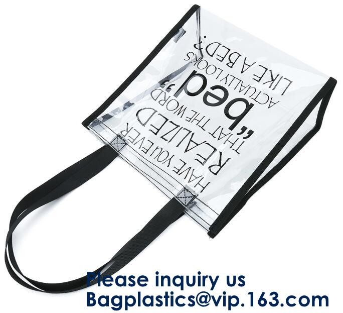 Bagease Clear PVC Fanny Pack With Double Zipper And Adjustable Strap,Clear PVC blacpack with top zipper opening