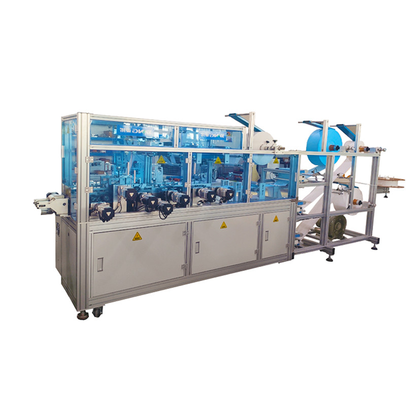 YANUO 3 Ply Face Mask Making Machine , 200Pcs/Min Ce Surgical Face Mask Making Machine