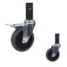 Buy cheap TPR Square Expanding Stem Caster , 4 Inch Lockable Trolley Wheels from wholesalers