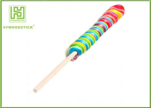 Buy cheap Large Coloured Lollipop Sticks Cute , Smoothly Decorative Candy Apple Sticks from wholesalers