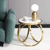 Buy cheap Modern SEDIA Stainless Steel Side Table With Marble/Glass Top from wholesalers