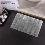 OEKO-TEX 24x38 Latex Bottom Chunky Chenille Bath Rug Gray Color