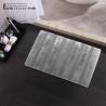 Buy cheap OEKO-TEX 24x38 Latex Bottom Chunky Chenille Bath Rug Gray Color from wholesalers
