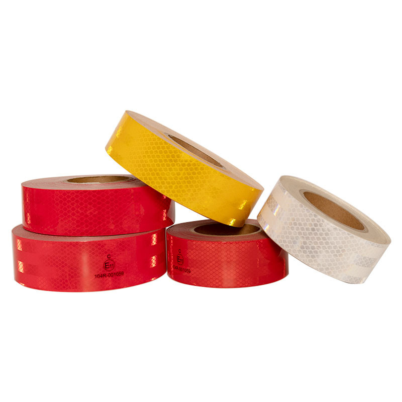 Conspicuity PET White Yellow Red Vehicle Truck ECE Reflective Tape