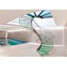 Buy cheap Villa Residential Circle Custom Spiral Staircase Tempered Glass Decorative from wholesalers