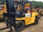 Komatsu FD100 Used 10 Ton Forklift , Reconditioned Forklift Trucks 2013 Year