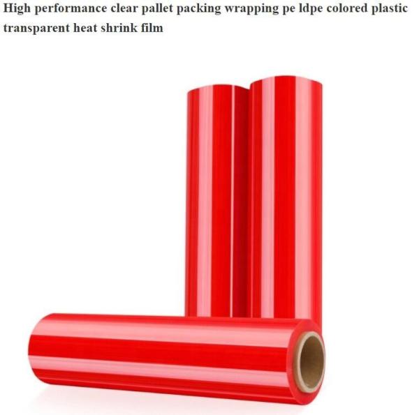 Centrefold Colored Transparent Ldpe Heat Shrink Film Indoor Shrink Window Film