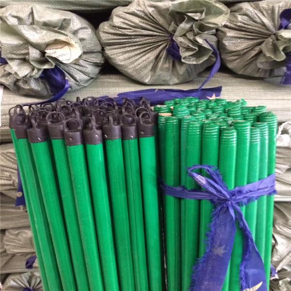 Buy cheap Press Straight PVC Coated 2.0cm Wooden Mop Handles from wholesalers