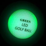 Green led golf ball &flashing ball