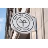 Buy cheap Round LED Advertising Light Box Customized Shape 50-100 For Cafe Brands Logo from wholesalers