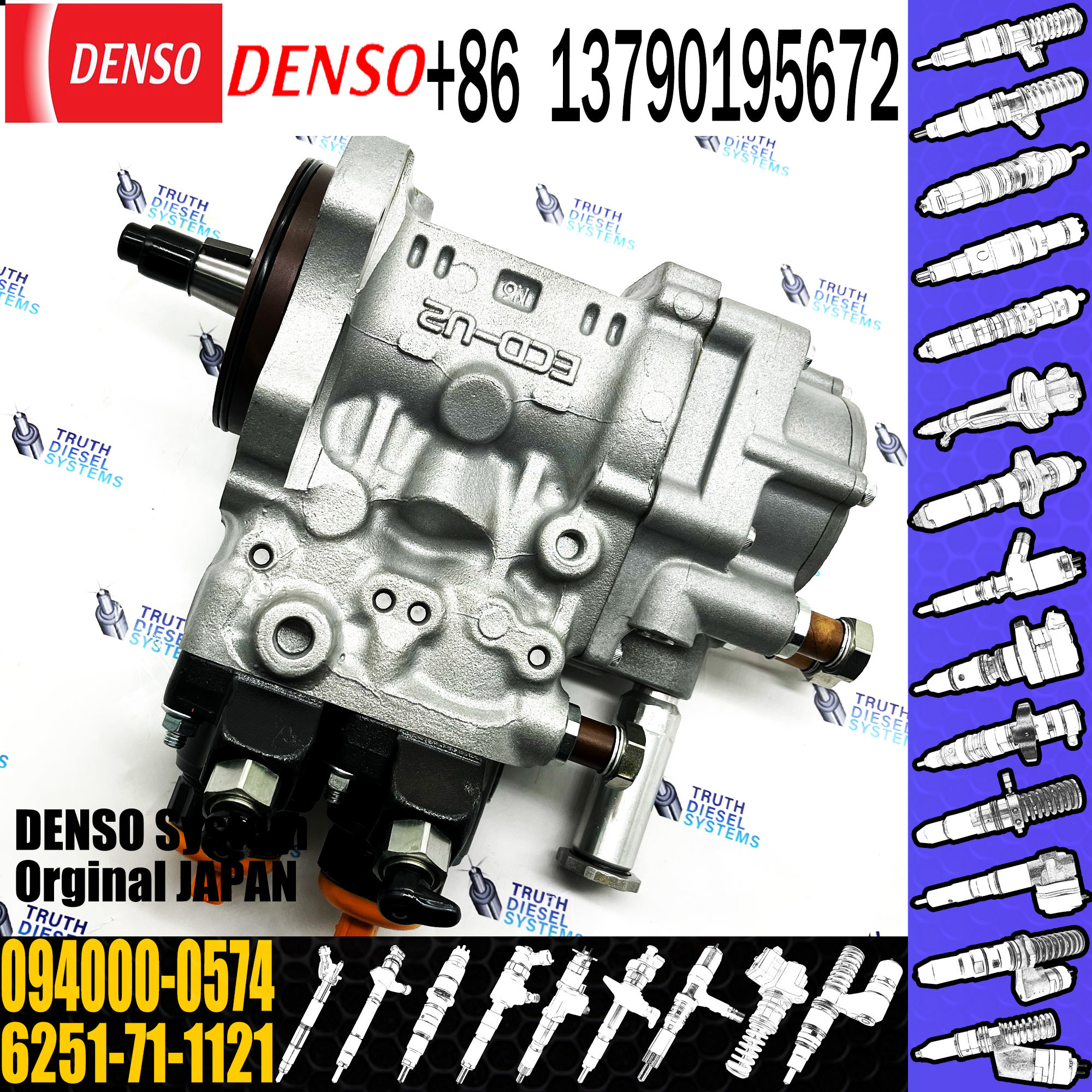 Genuine Diesel Fuel Injection Pump 6261-71-1111 094000-0574