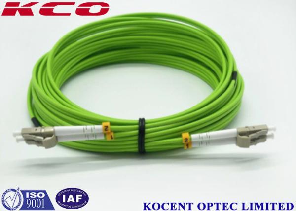 Buy cheap LC SC FC ST DIN MU D4 50/125 Indoor Lime Fiber Optic OM5 Patch Cord Cable from wholesalers