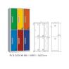 Buy cheap 2016 Promotion office furniture manufacturer/steel 6 doors clothes cabinet locker,RAL from wholesalers