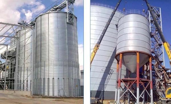 Buy cheap 25D Roof Height Metal Grain Storage Containers For Starch Food Products from wholesalers