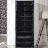 Buy cheap Apartment Brown Luxury 182cm 36 pairs Mirror Shoe Rack from wholesalers